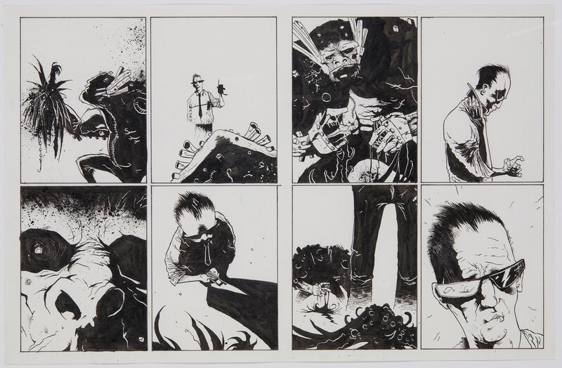 Wormwood par Ben Templesmith - Planche originale