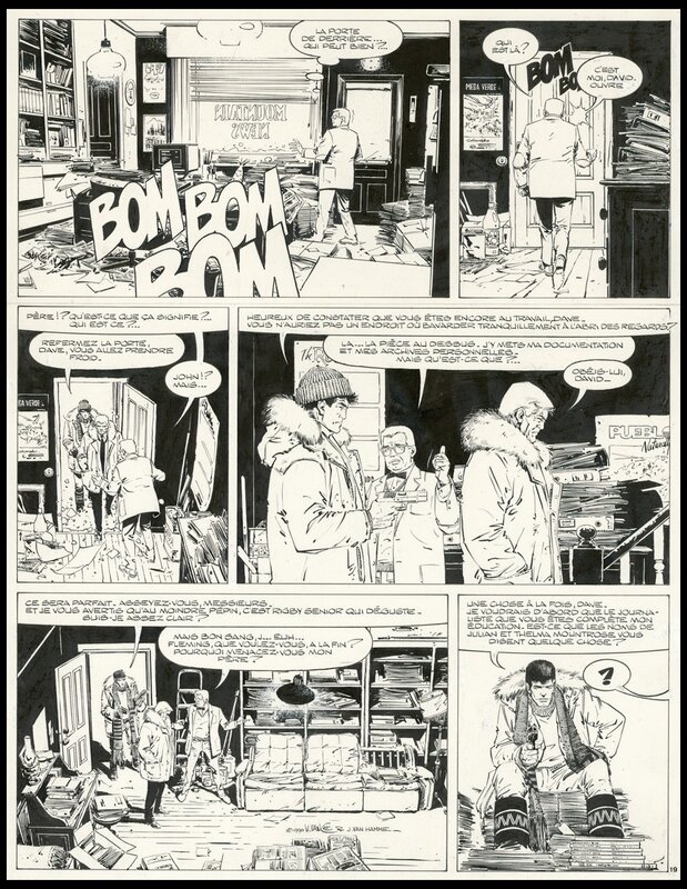 1990 - William Vance - XIII (La Nuit du 3 août) - Comic Strip