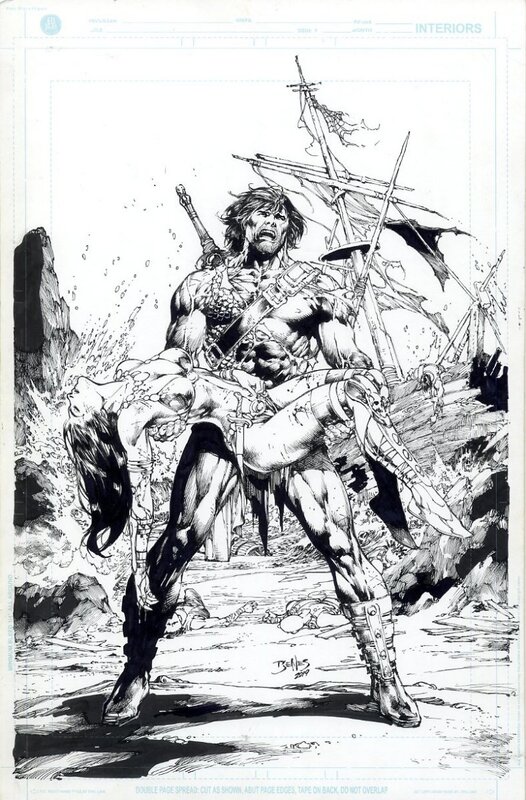 Ed Benes, The Cimmerian - Queen of the Black Coast - Original Cover