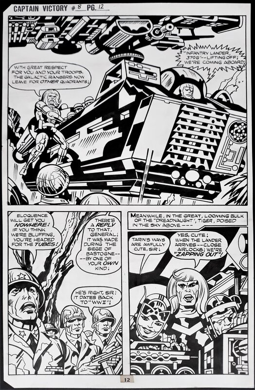 Jack Kirby, Michael Thibodeaux, Captain Victory and the Galactic Rangers - Planche originale