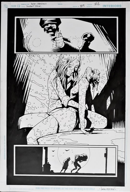 Swamp Thing par Dean Ormston, Joshua Dysart - Planche originale