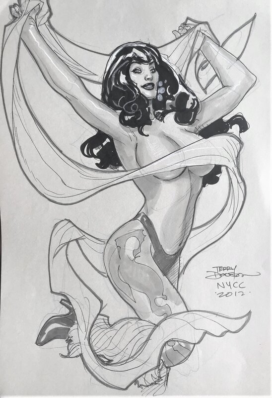 Terry Dodson, Wildc.a.t.s - Sexy Woodoo - Original Illustration