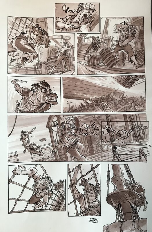 Sébastien Vastra, Jim Jawkins tome 3 - A crocs et à sang - page 32 - Comic Strip