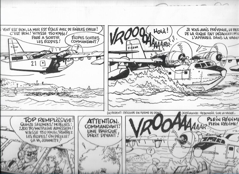 Marc Wasterlain, Tresor des calanques - Planche originale