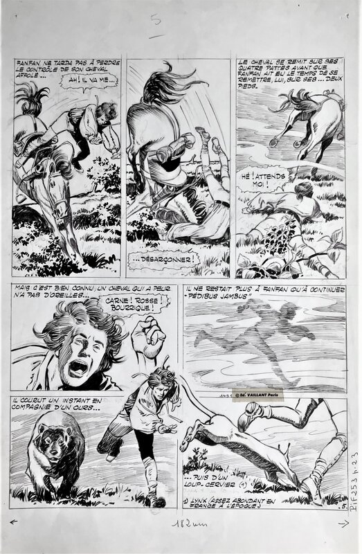 Fanfan la tulipe par Christian Gaty, Lucien Nortier - Planche originale