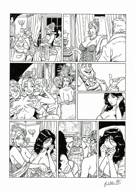Gabriele di Caro, Les Arcanes de la Maison Fleury - Tome 1 Le Rossignol , planche 18 - Comic Strip