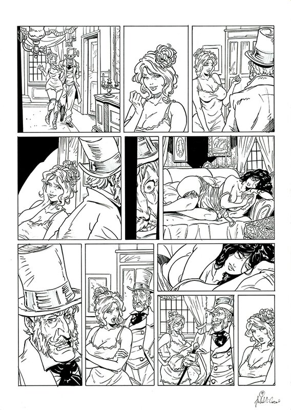 Gabriele di Caro, Les Arcanes de la Maison Fleury - Tome 1 Le Rossignol , planche 9 - Comic Strip
