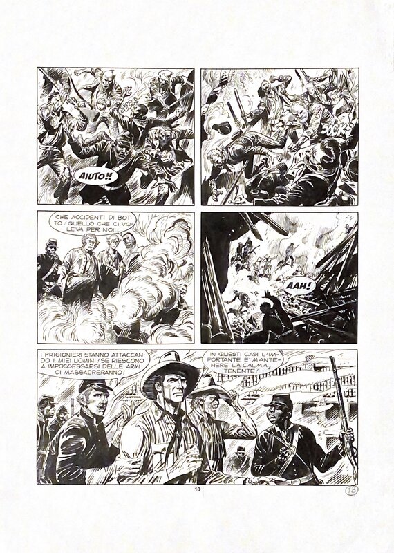 José Ortiz, antonio segura, Tex, El Oro del Sur, pág 14 - Comic Strip