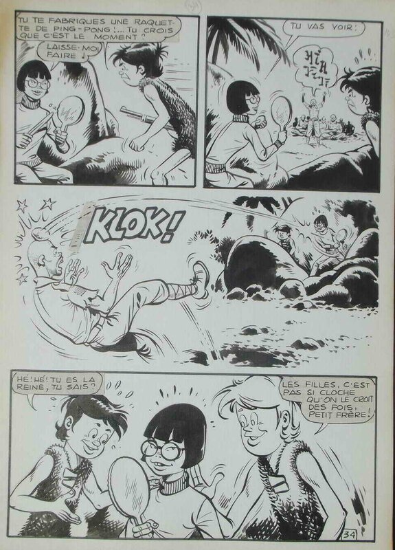 Tomás Porto, Klip et Klop (Safari 67 ) - Planche originale