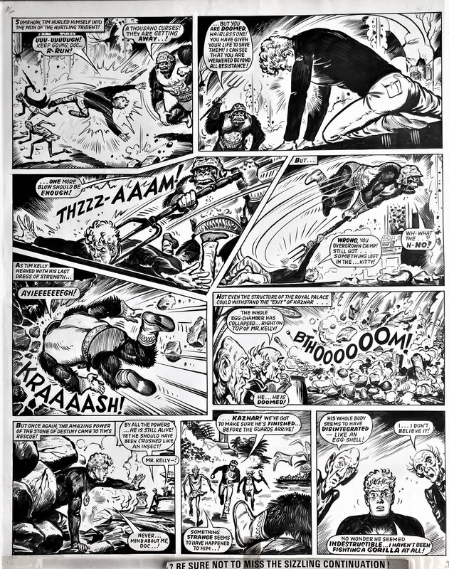 Kelly's eye pl 27 par Francisco Solano Lopez - Planche originale