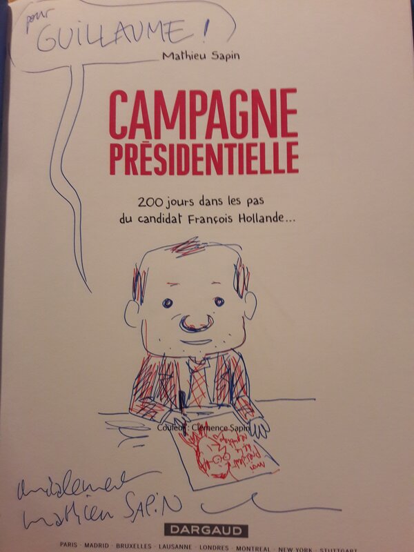Mathieu Sapin, Campagne présidentielle - Sketch