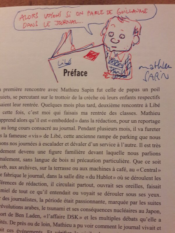 Mathieu Sapin, Journal d'un journal - Sketch