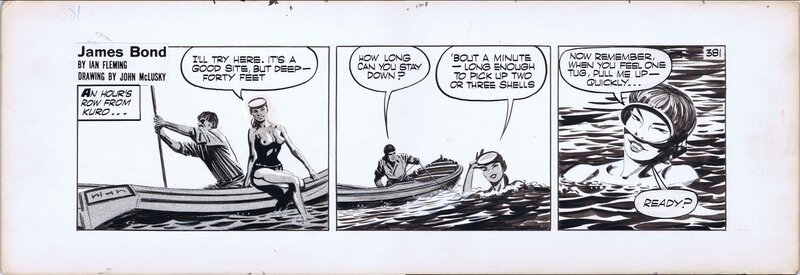 James Bond - You Only Live Twice - John McLusky 1965 - Comic Strip