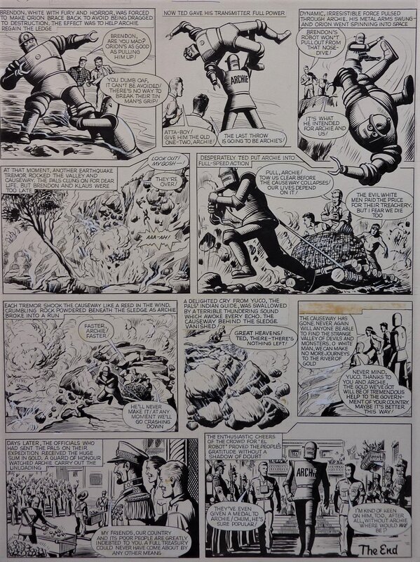 Robot Archie by Ted Kearon - Comic Strip