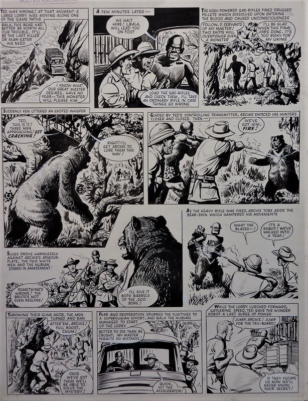 Robot Archie by Ted Kearon - Comic Strip