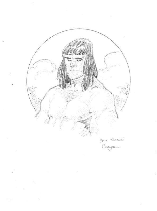 Conan le Cimmérien by Didier Cassegrain - Sketch