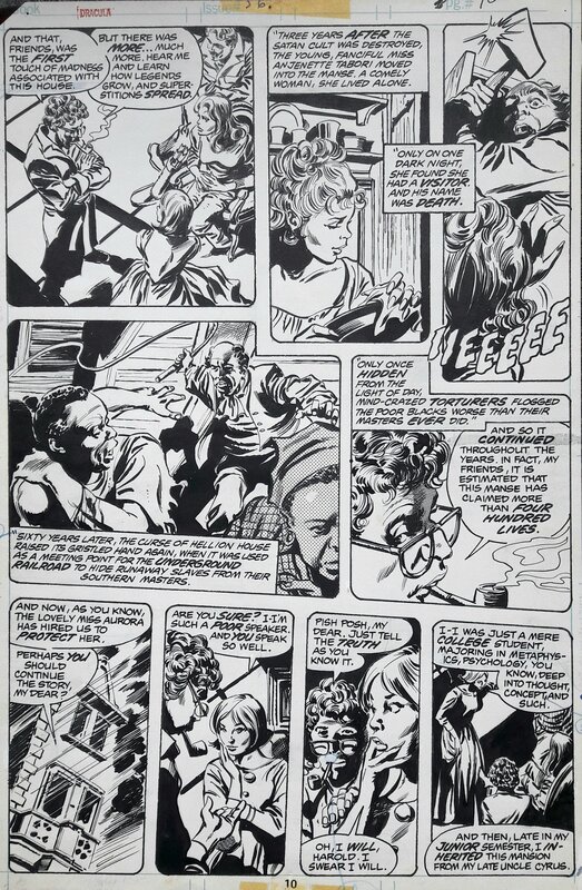 Gene Colan, Tom Palmer, The tomb of Dracula, planche originale - Comic Strip