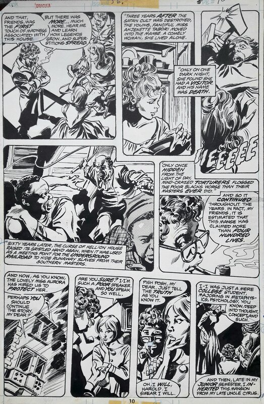 Gene Colan, Tom Palmer, The tomb of Dracula, planche originale - Planche originale