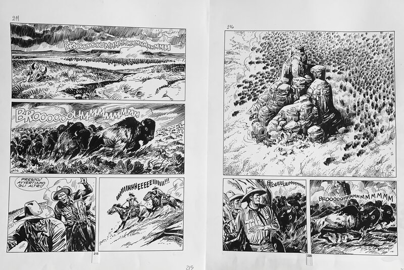 José Ortiz, Segura, Tex - Le Chasseur de Fossiles - Planche originale