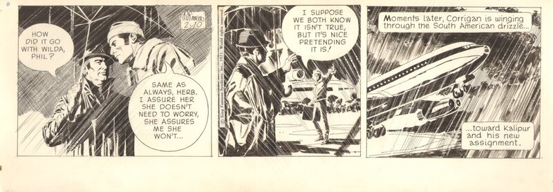 Al Williamson, Secret Agent Corrigan (10 Février 1971) - Comic Strip
