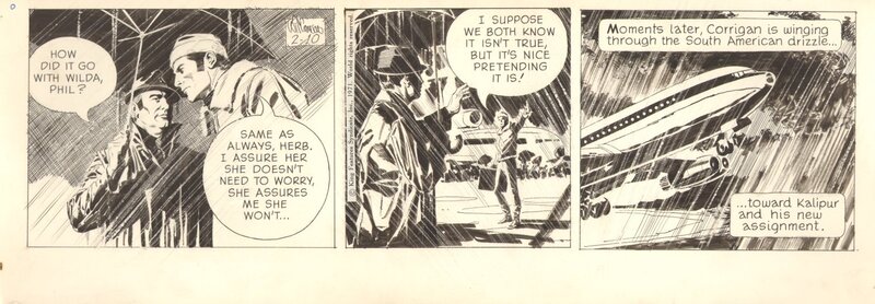 Al Williamson, Secret Agent Corrigan (10 Février 1971) - Planche originale