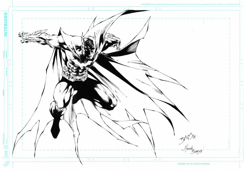 Batman par Ed Benes, Mariah Benes - Illustration originale