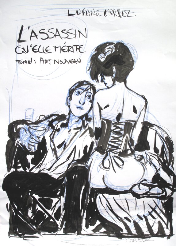 En vente - Mathilde et Victor par Yannick Corboz - Œuvre originale