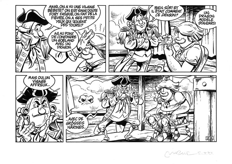Maciej Mazur, Grzegorz Rosinski, Mythic, La croisière fantastique page 2 B Tome 3 - Comic Strip