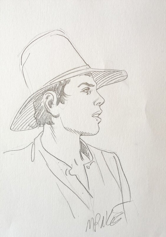 Gunfighter by Michel Rouge - Sketch