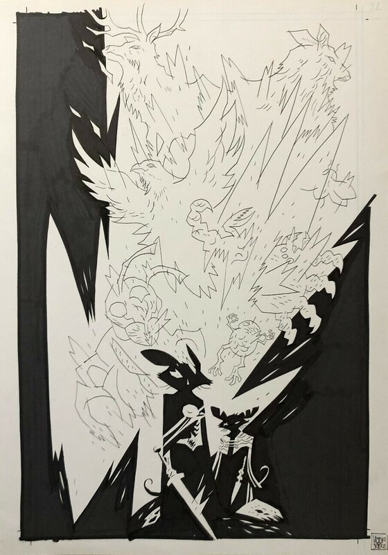 Victor Santos, Mice templar V04 legend - Planche originale