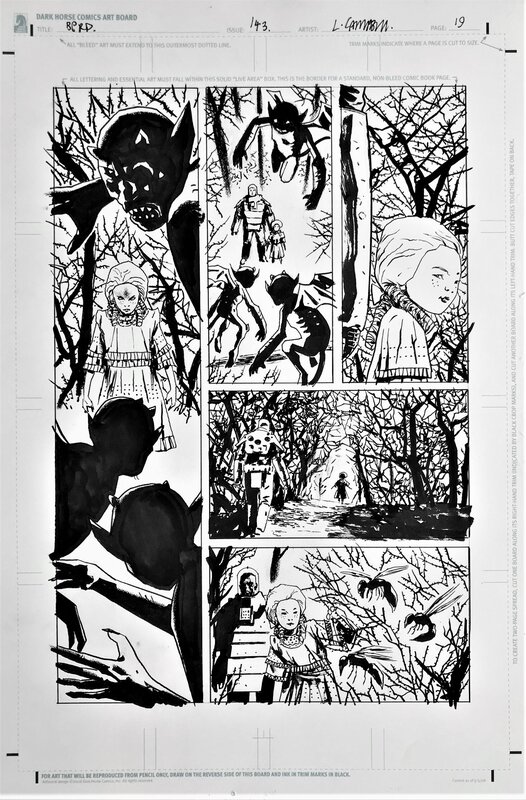 Laurence Campbell, B.p.r.d. n° 143 pl 19 - Comic Strip