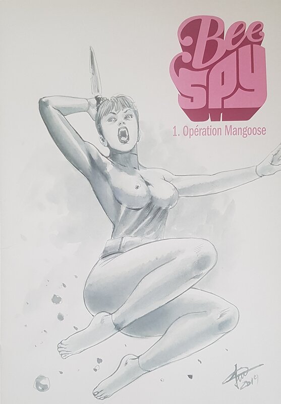 Cosimo Ferri, Bee Spy - couverture blank edition - crayonne - Original Cover