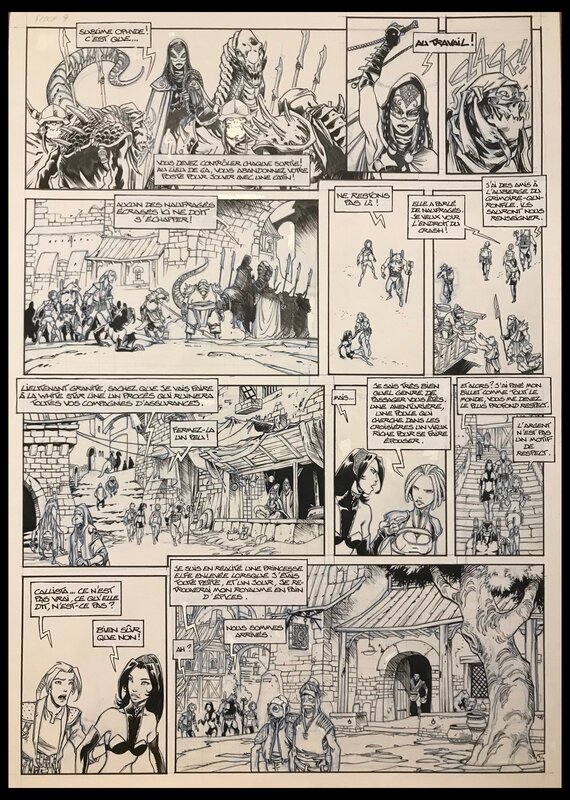 2005 - Adrien Floch - Les Naufragés d'Ythaq - Tome 1: Terra incognita - Planche originale