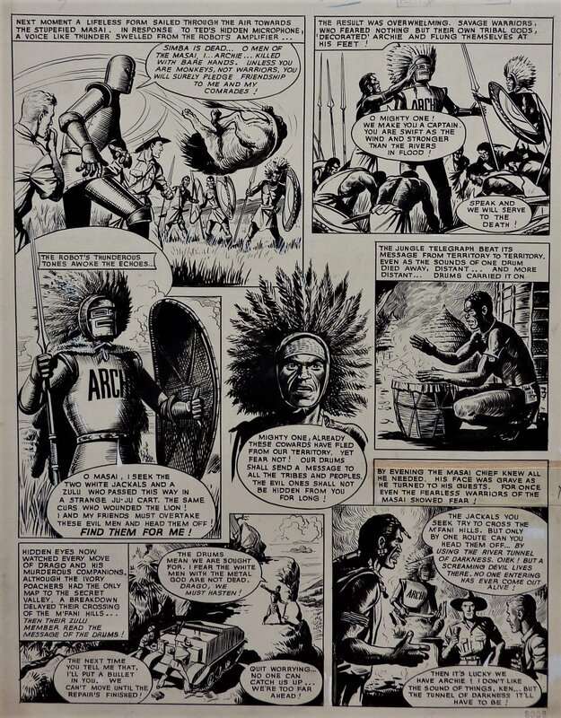 Robot Archie by Ted Kearon - Comic Strip