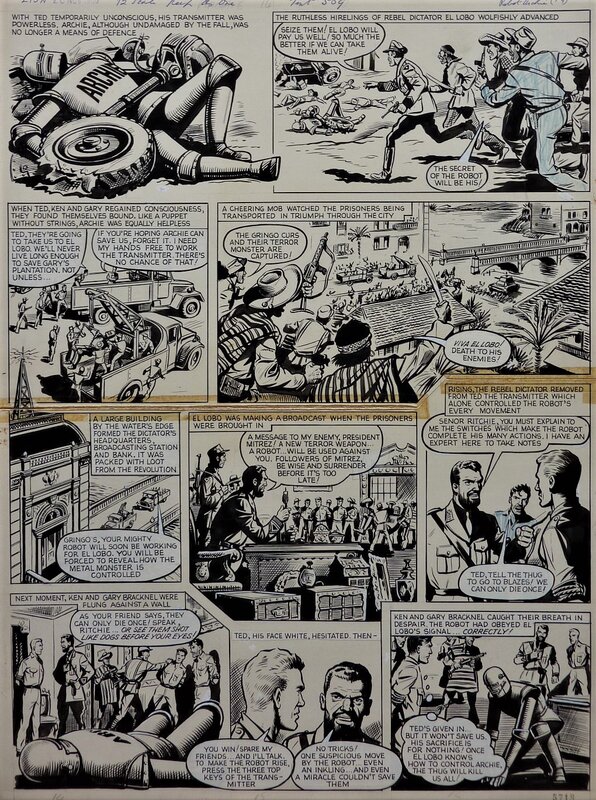 Robot Archie by Ted Kearon - Comic Strip