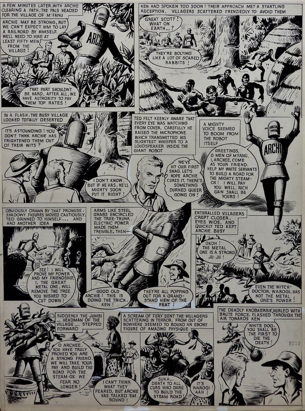 Robot Archie by Ted Kearon - Comic Strip
