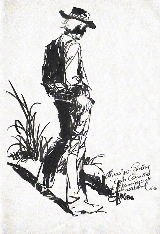 Cowboy by Luis García Mozos - Sketch