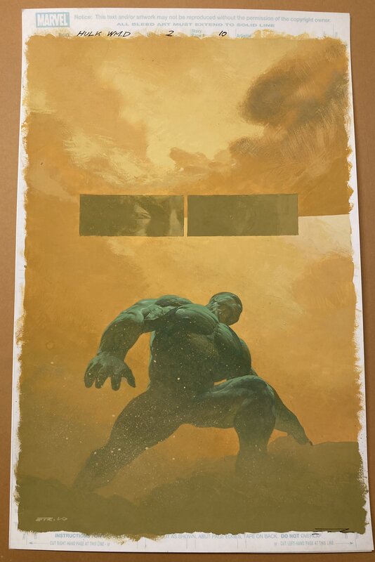 Esad Ribic, Hulk W.M.D. #2 pg10 - Planche originale
