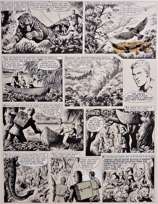 Robot Archie by Ted Kearon - Comic Strip