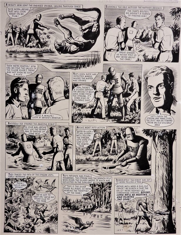Robot Archie by Ted Kearon - Comic Strip