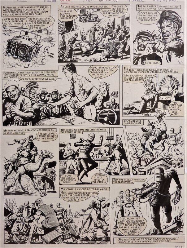 Robot Archie by Ted Kearon - Comic Strip