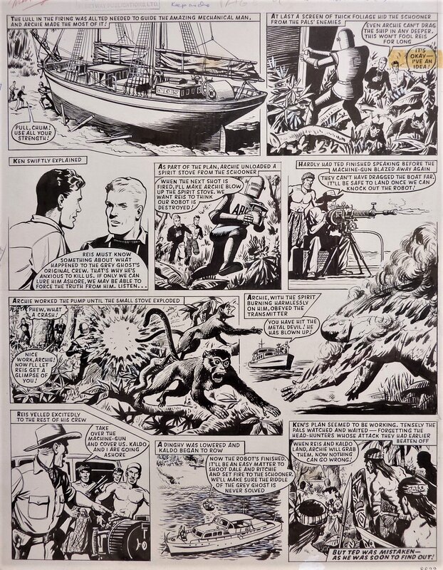 Robot Archie by Ted Kearon - Comic Strip