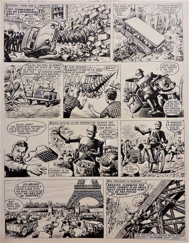 Robot Archie by Ted Kearon - Comic Strip