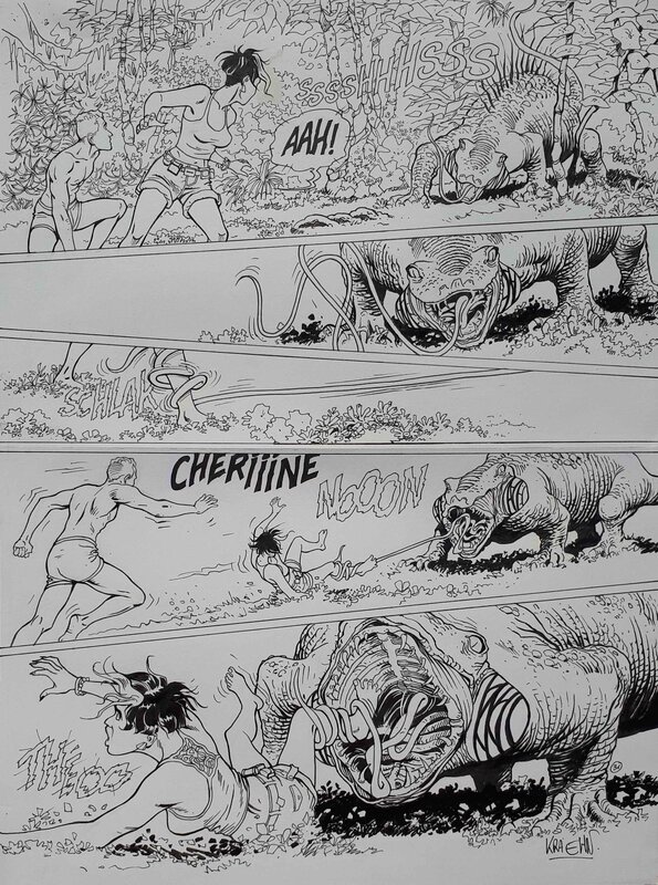 Futura par Jean-Charles Kraehn - Planche originale