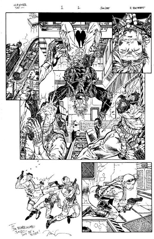 Jim Lee, Richard Bennett, Grifter-Shi 1 Page 1 - Planche originale