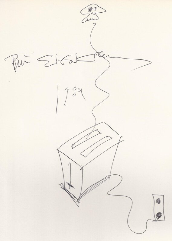 Stray Toaster by Bill Sienkiewicz - Sketch