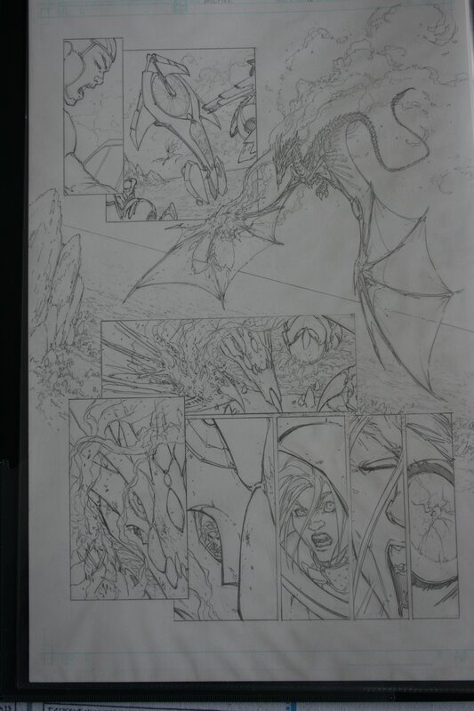 Soulfire 10 Page 7 par Michael Turner - Planche originale