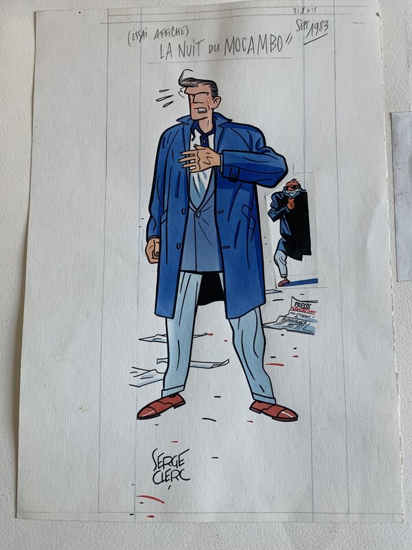 Serge CLERC PHIL PERFECT - Illustration originale