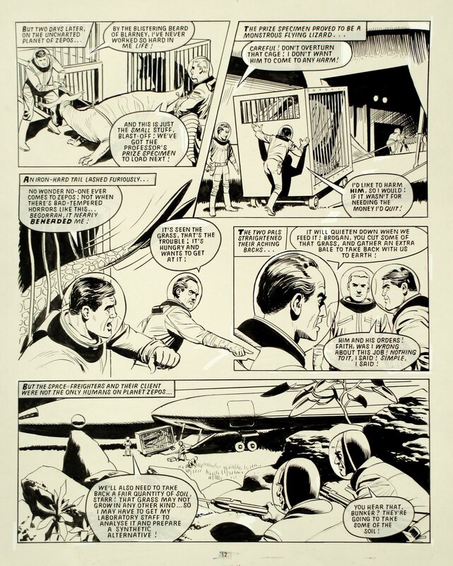 Don Harley, Valiant Space Special - Comic Strip