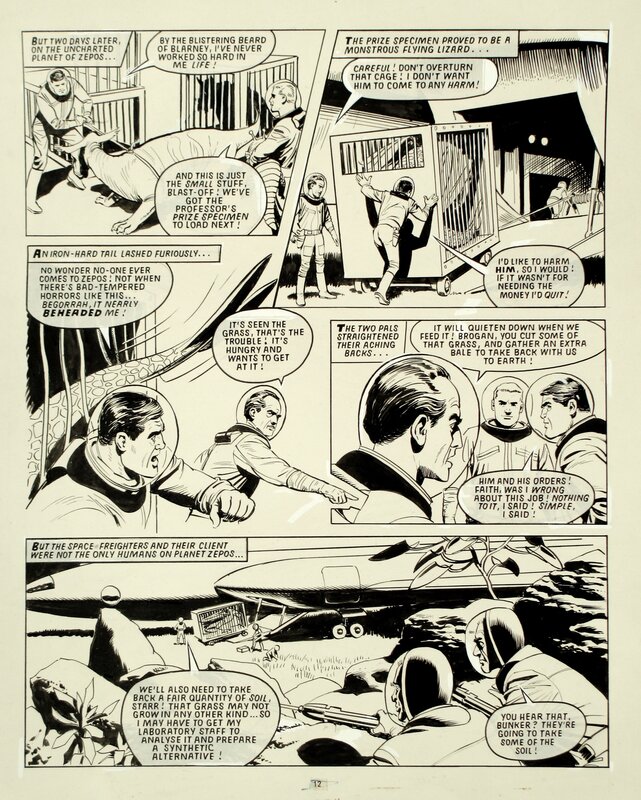 Don Harley, Valiant Space Special - Planche originale